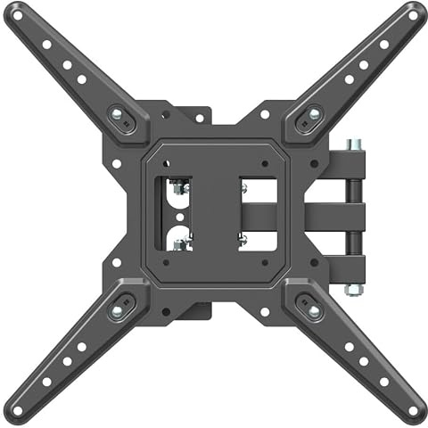Intec Brackets - Full Motion TV Wall Bracket for 26-50 Inch TVs, Swivel & Tilt TV Mount, 382mm Extension, Max VESA 400x400, 30kg Capacity with Cable Management