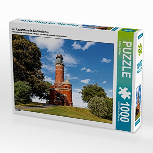 CALVENDO Puzzle Der Leuchtturm in Kiel-Holtenau | Lege-Größe cm Foto-Puzzle für glückliche Stunden