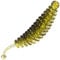 FTM Omura Baits Kong 5,5cm 1,6g - 10 Forellenköder, Geschmack:Knoblauch, Farbe:schwarz-golfarben mit Glitter