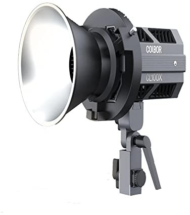 COLBOR CL100X 110W RGB Luce video a colori 2700-6500K CRI97+ Support Bowens Mount APP Control Spotlight for Video Recording, Video-Light-LED-Photography-Lighting