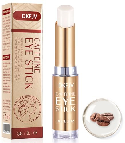 Koffein Augencreme Augenstift mit Kollagen und Hyaluronsäure gegen Augenringe und Schwellungen, Anti-Aging-Augencreme, gegen Schwellungen und Tränensäcke, reduziert Fältchen