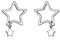 Reffeer Stern-Ohrstecker aus massivem 925er-Sterlingsilber für Damen, niedliche Stern-Ohrstecker (A-Silber)