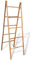 Homgoday Escabeau porte-serviettes double 5 marches bambou 50x160 cm
