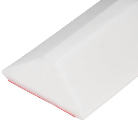 Baguette de protection pour douche - Barre de protection autocollante - Pliable - Courbé - Pour porte de douche - Pour cuisine (B - 1 m - Blanc)