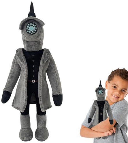 Skibidi Toilet Plüschtier,Skibidi Kamera-Frau Figuren Kuscheltier Kreatives Skibidi.Toiletten Plüschtier für Spiele Fan,Lustige Und Einzigartige Skibidi.Toiletten gefüllte Puppen für Kindergeburtstag