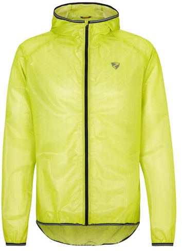 Ziener Herren NATIUS Regenjacke - Fahrrad|Mountainbike|Outdoor - wasserdicht,atmungsaktiv,super leicht, bitter lemon, 54