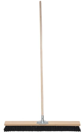 N.G. NICCOLAI SPAZZOLONE INDUSTRIALE CON O SENZA MANICO IN LEGNO - VARIE MISURE (80 cm (CON MANICO))