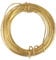 20 Feet (6m) Brass Picture Frame Wire 0.7mm/ 0.03inch Heavy Duty Metal Hanging Wire for Photo Frame Mirror Artwork Clock