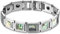 KnSam Armband Wolfram, Kreuz Form Herren Armbänder, Biker Hip Hop Bettelarmband, Grün Silber