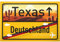 DankeDir! Texas Ortsschild - Kunststoff Schild 30 x 20 cm - Geschenk Idee Gutschein Reise Urlaub Reisegutschein Männer & Frauen Geldgeschenk Abschiedskarte Geschenkidee Deko Karte
