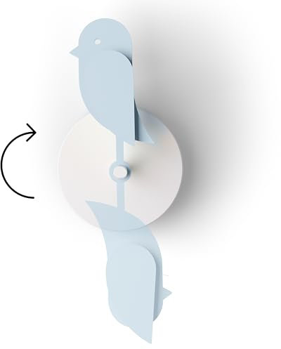 Birdie Design Indoor CO2 Monitor - Air Quality Meter for Home & Office - Promotes Mental & Physical Health - Modern Interior Decor - Reducing Health Risks with Clean Air (Glacier)