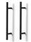 Trintion 15 Pack Black Kitchen Cupboard Handles - Stainless Steel Cabinet Handles for Bathroom, Wardrobe, Drawer (Hole Centre 160mm)