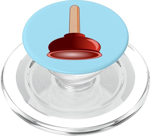 Sanitäranlagen Saugglocke Pömpel Toilette PopSockets PopGrip für MagSafe