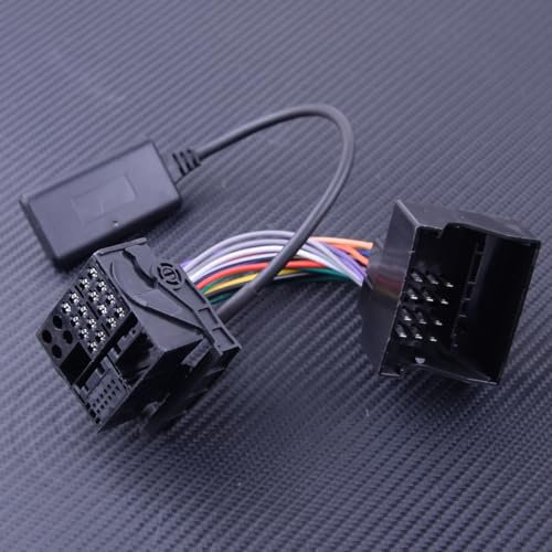 ZDCOZMD [Autoreparaturteile] Auto 5-12V Bluetooth Freisprecheinrichtung Audio Radio Musik Adapter AUX In Kabel Fit for BMW E39 X5 E53 x3 E83 Z4 E85 Zubehör [Einfach zu ersetzen]