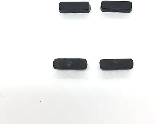 Juego de 4 fundas de goma para Xbox 360, color negro