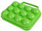 Contenitore per Uova da Campeggio 8x8x3 Colore Verde Portatile 12 Cartoni per Uova con Maniglia Contenitore in plastica Resistente agli Urti per Campeggio, Picnic, per all'aperto AR