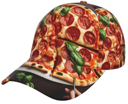 Pizza-Food-Druck Baseball Cap Retro Sport Basecap Für Golf Auf Reisen Running