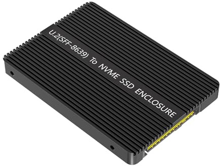 Zkydhbd Computer Adapter KOSTENKOSTENKOSTE EEGENE WETE DISIPATION FÜR U.2 SFF 8639 Bis NVME Gehäusefall Nur Eine Effiziente Wärmeabteilung