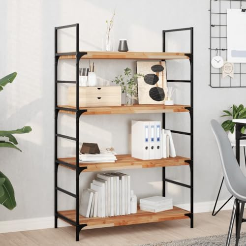 Fangmaliuyun Schweberegal 80x40x4 cm Akazie geölt Wall Decoration Massivholz Modernes Design Robust & Langlebig Küche Bad Wohn- & Schlafzimmer