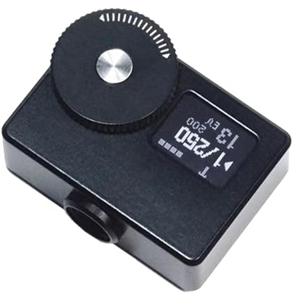 ZPBLWT Belichtungsmesser für Fotografie, 0,66 OLED-Belichtungsmesser, Kamera-Fotometer für Vintage-Kameras, Echtzeitmessung und 1-Tasten-Messung, 30°-Auflichtmessung
