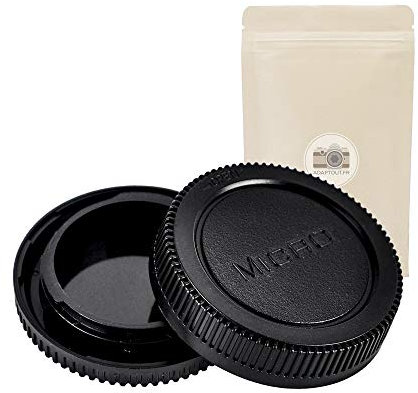 M4/3 BO Bouchon ARRIÈRE pour Objectif + Cache BOITIER Monture Micro 4 3 4/3 Compatible Tous appareils Photo à Montures Micro 4:3