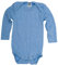 Cosilana, Baby Body Langarm,45% KBA Baumwolle, 35% kbT Wolle, 20% Seide (98/104, Blau meliert)