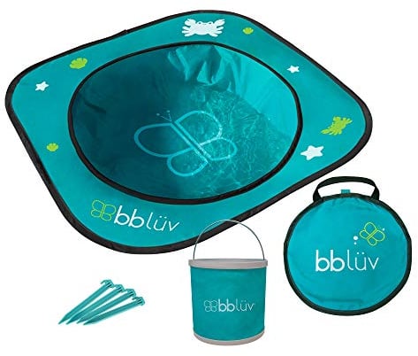 bblüv Piscine de Plage Pop-Up Arenä pour Bébé - Tissu Durable et Étanche - Seau Pliable - Montage Rapide