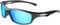 Balinco Polarisierte Sportbrille Sonnenbrille Fahrradbrille mit UV400 Schutz für Damen & Herren Autofahren Laufen Radfahren Angeln Golf (Matt Black - Blue Mirror)