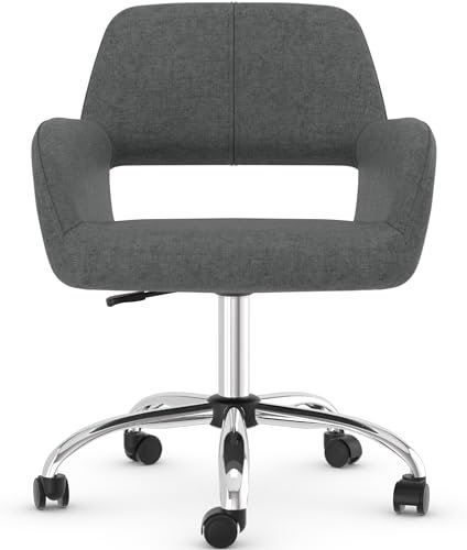 Bar Stools UK Oslo Schreibtisch Stuhl - Dunkelgrau