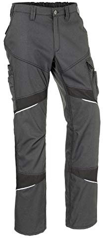 KÜBLER Workwear KÜBLER ACTIVIQ Cotton+ Arbeitshose anthrazit, Größe 98, Herren-Arbeitshose aus verstärkter Baumwolle, robuste Arbeitshose