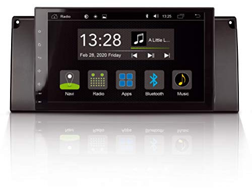 RADICAL R-C11BM3: Android Autoradio kompatibel mit BMW 5 E93, mit DAB+, UKW, USB, Bluetooth, WiFi/WLAN, 9“ Touchscreen, Mediencenter, App Radio mit Android 9.0 OS, zum Navi erweiterbar