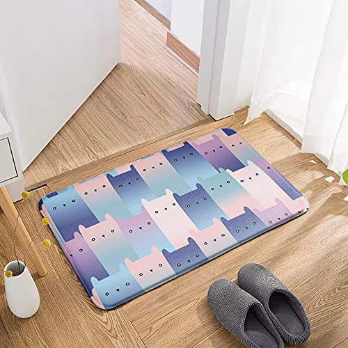 WAXB Fußabtreter Stil Tier Fußmatte Modernes Wohnzimmer Animal Crossing Bodenmatte Qualität rutschfeste Bodenmatte Für Die Küche Wohnzimmer, Flur, Innenhof Für Vordere Hintertür