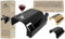 Kotona UK, BLACK, Sofa Arm Table Tray, Armchair Tray, Foldable Couch Caddy for Drinks, Snacks & Remotes, Sofa Arm Table with Storage