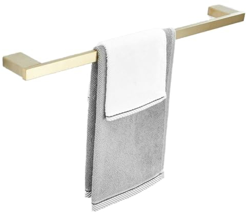 Portaasciugamani da bagno oro Leekayer 50cm, acciaio inox dorato, bastone da asciugamani a parete, per cucina, balcone, resistente alla ruggine, bastone singolo