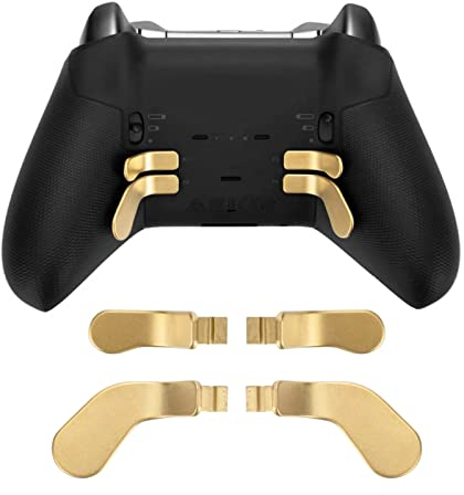 Edelstahl-Controller-Paddles Ersatz für Elite Controller Series 2 (Gold)