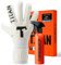 T1TAN Classic 1.0 White-Out + Turbogrip - Torwarthandschuhe und Handschuhreiniger - ohne Fingerschutz - Fußballhandschuhe für Torhüter - Größe 9