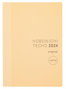 Hobonichi Techo Original Kalender [Japanisch/A6/Täglich Monatlich Planer/Apr 2024 Beginn/Montag Beginn]