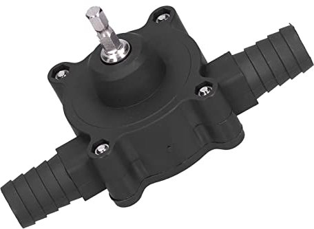 Mini Electric Drill Oil Pump for Water Transfer Self Priming Portable with 6.35mm Shank Diameter, Ideal for Oil, Sea Water, Spring Water, Dilute Organic Solvents - No Battery