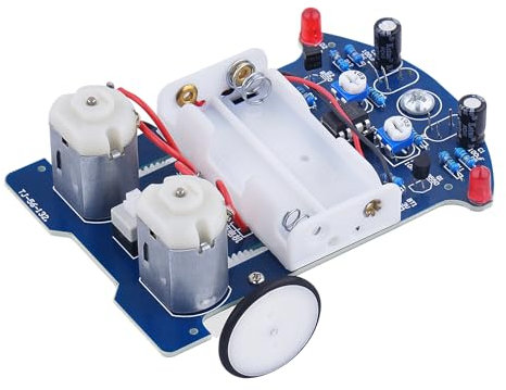 Henakmsl Kit d'exercices de soudure DIY D2-5 Smart Car Kit de soudure Ligne par robot pour apprendre à s'amuser et pratiquer Kit électronique pour étudiants