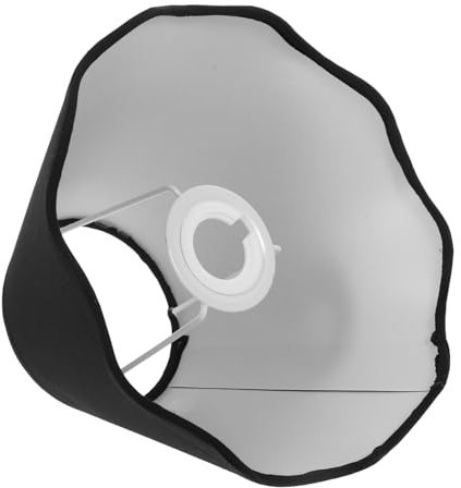 JEWEDECO Stoff Lampenschirm Für Tischlampen Ersatz Leuchtenschirm Aus Metall Mit Sanfter Lichtdämpfung Für Filigrane Heimdekoration