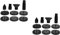 Sosoport 6 Sets Vogelbad Brunnen Zubehör Solarbetriebene Springbrunnenpumpe Vogelbad Brunnen Teichbrunnen Solar Schwimmbrunnenpumpe Teichzubehör Für Kleine Außenteiche Abs Schwarz