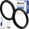 Joint de bassin, 2 pièces, 67 x 53 x 10 mm, remplacement pour 241.868.00.1, 883.360, compatible avec le bassin GEBERIT 241.859.00.1, 244.820.00.1, 244.823.00.1