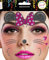 Gesichtstattoo - Glitzer Aufkleber Klebetattoos Temporäres Glitter Face Tattoo Motto Party Karneval Halloween (mini)
