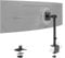 Support d'écran pour 1 Moniteur 17-49 Pouces - Support d'écran Vertical réglable en Hauteur avec 20 kg, inclinable pivotable Rotatif, VESA 75/100 mm, Noir