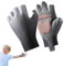 Gkumgwo Trainingshandschuhe für Kinder, 2 x Halbfinger, Kinder-Fahrradhandschuhe, Fitnesszubehör, rutschfeste, fingerlose Skateboard-Fäustlinge für Outdoor-Sportarten