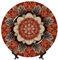 UYHhgqw I più bei piatti decorativi a forma di fiore, piatti in porcellana Bone China con espositore e gancio, perfetti per feste, tavoli e da appendere alla parete