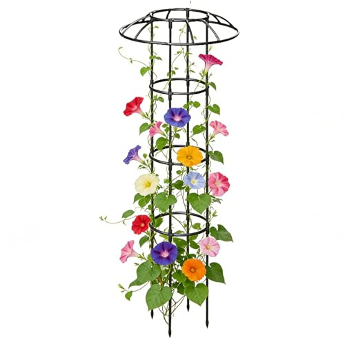 Eoixuqba Rankgitter Für Den Garten,Dekoratives Vertikales Rostfreies Stabiles Kletterpflanzen-Stützgitter | Blumenturm Gestell Für Draußen,Für Kletterpflanzen Rose Clematis Gurke Hortensien