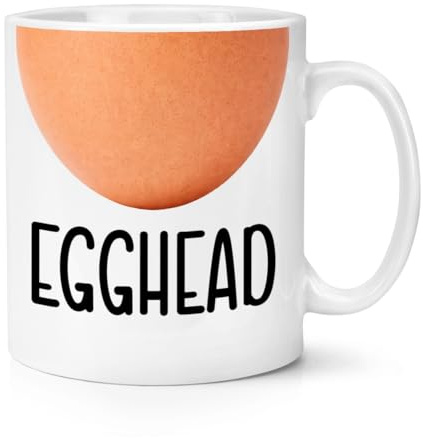 Gift Base Egghead Egg Bald 10oz Mug Cup Funny Joke Rude Birthday