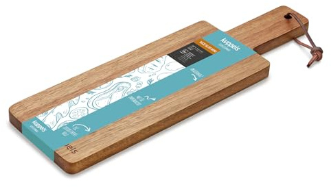 Kuppels NICE Slim Mini Schneidebrett Holz mit Griff 37,5×11cm, Akazienholz