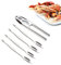 Miusikit Couverts à Fruits de mer - Fruits de mer, Noix, Crustacés, Homards et crabes Outils de Fruits de mer (5 pièces)
